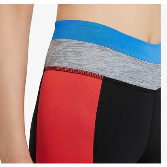 Nike Performance Womens One Color Block Dri-Fit Tight Fir 7/8 Leggings NEW 1X - Picture 12 of 12